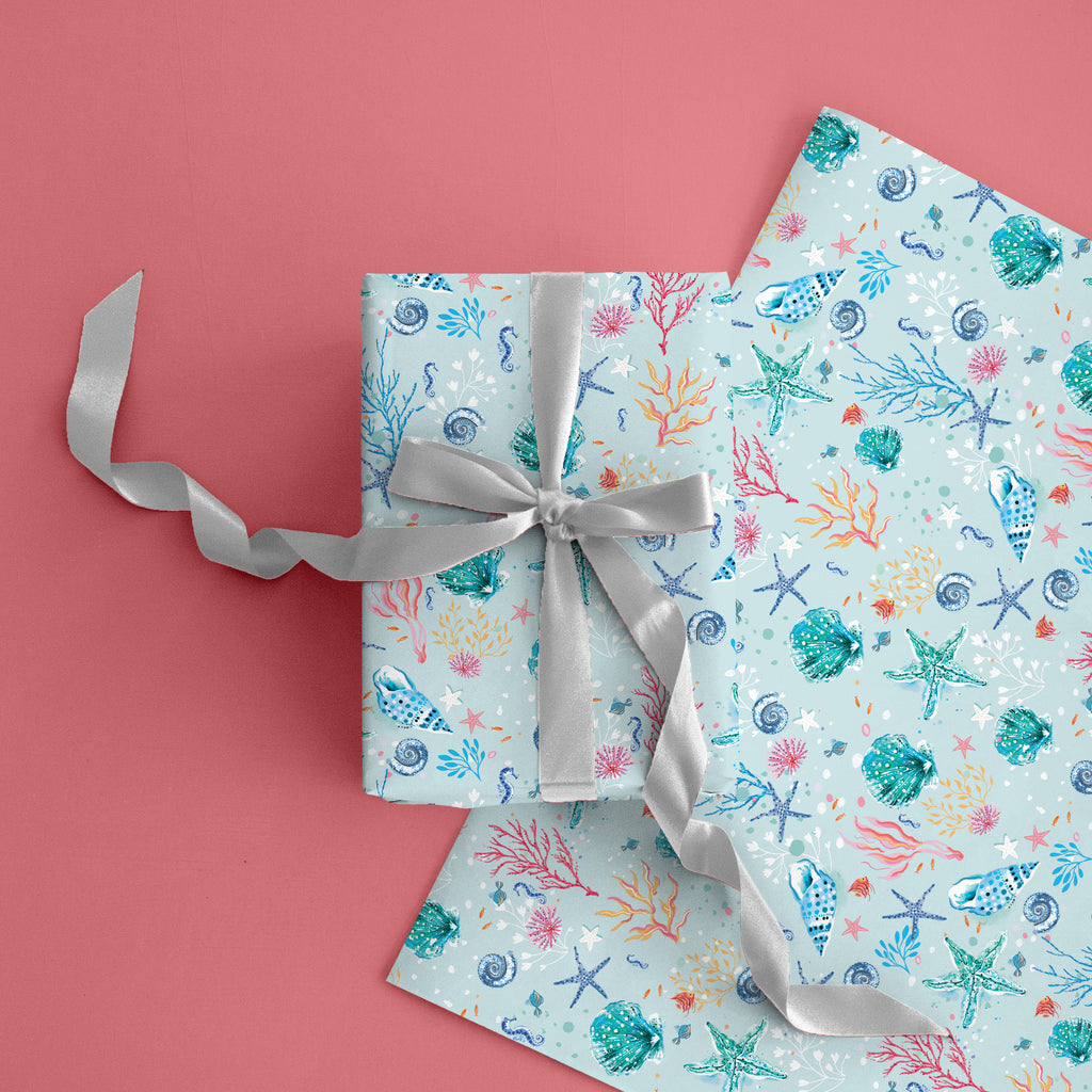 Ocean Treasures Wrapping Paper - Whistlefish