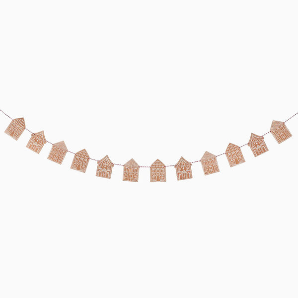 Garland-HBGB100 - Gingerbread House Card Garland-Hootyballoo