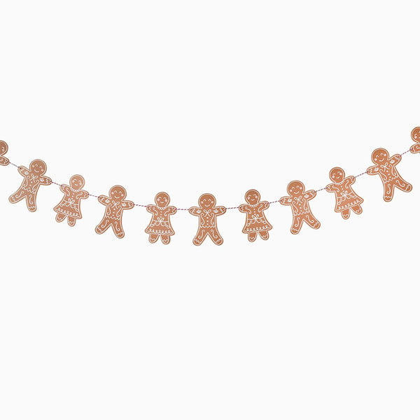 Garland-HBGB101 - Gingerbread Friends Card Garland-Hootyballoo