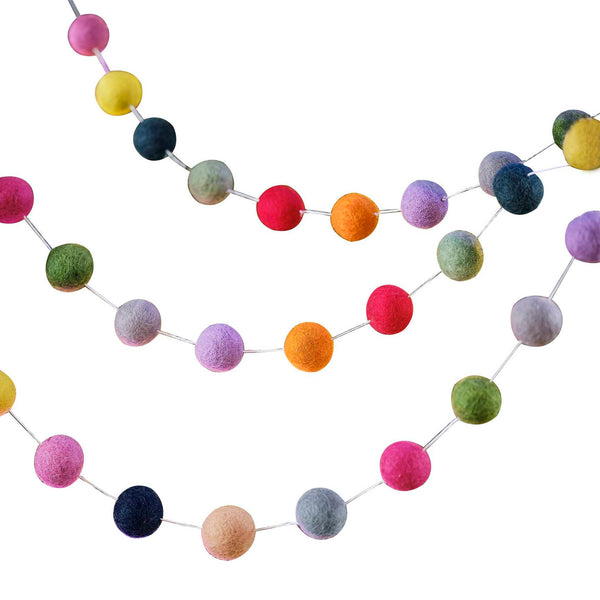 Garland - MB-118 - Colourful Pom Pom Garland - Colourful Pom Pom Garland - Whistlefish