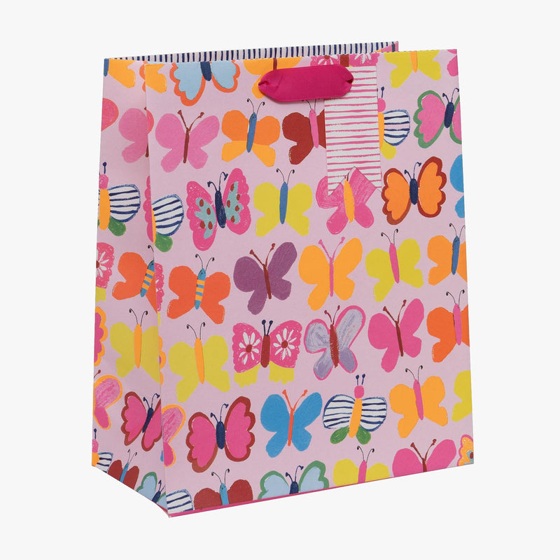 Gift Bag-GLJ21 - Flutterbies Large Gift Bag-Glick