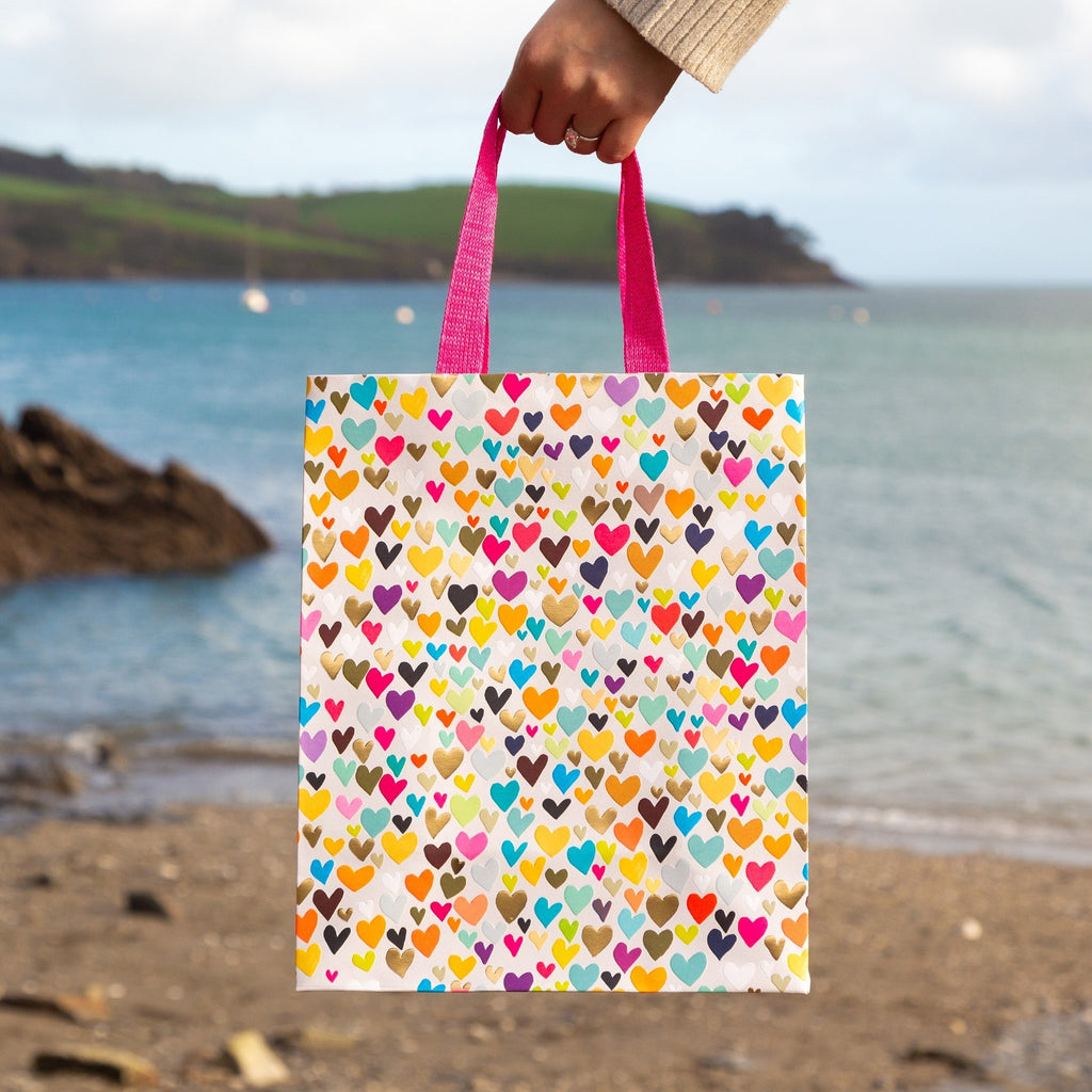 Gift Bag - GLPS127 - Besotted Hearts Luxury Large Gift Bag - Besotted Hearts Luxury Large Gift Bag- Whistlefish