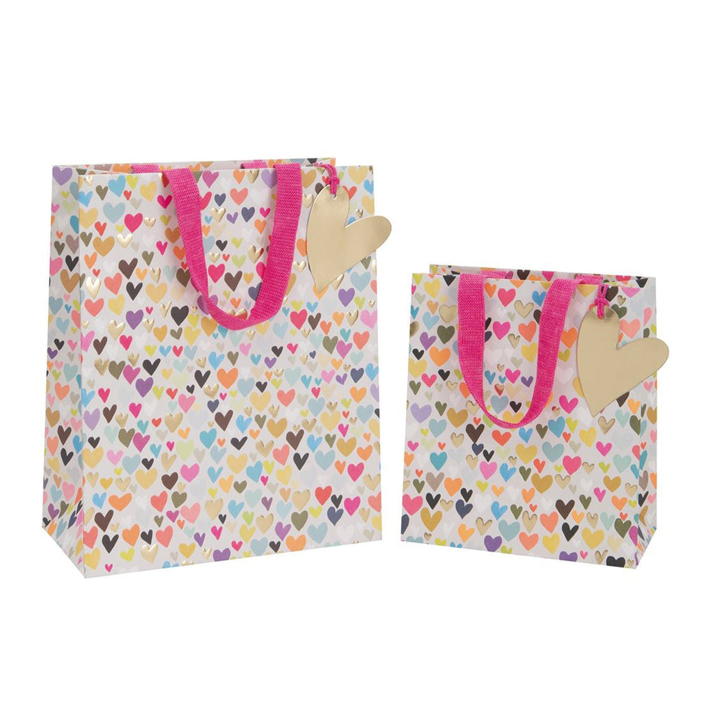 Gift Bag - GLPS127 - Besotted Hearts Luxury Large Gift Bag - Besotted Hearts Luxury Large Gift Bag- Whistlefish