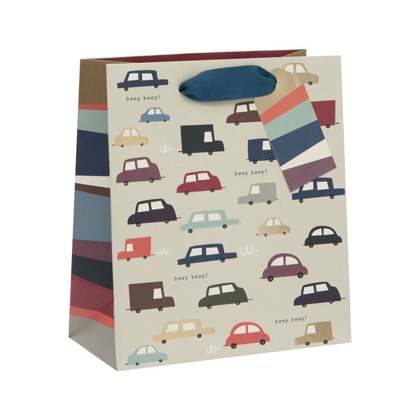 Gift Bag - GMC31 - Quirky Cars Medium Gift Bag - Quirky Cars Medium Gift Bag - Whistlefish