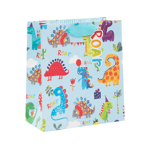 Gift Bag - GMJB23 - Dinosaur Roar Medium Gift Bag - Dinosaur Roar Medium Gift Bag - Whistlefish