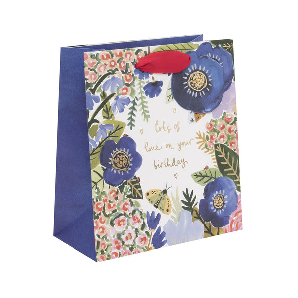 Gift Bag - GMLG16 - Flora & Fauna Medium Birthday Gift Bag - Flora & Fauna Medium Birthday Gift Bag - Whistlefish