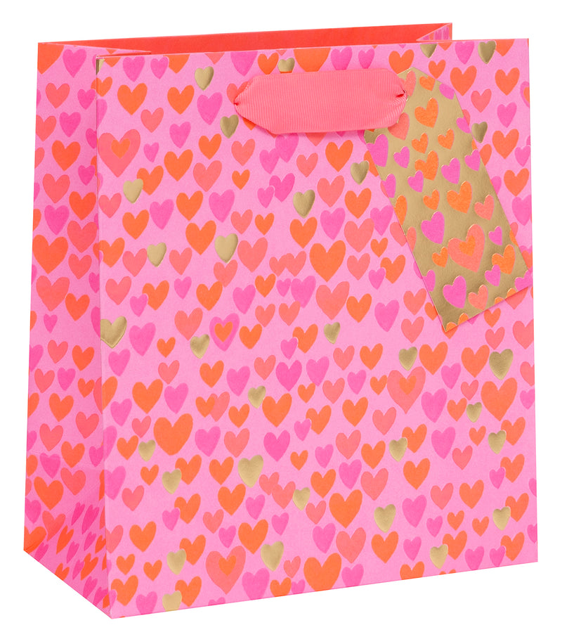 Gift Bag-GMPS160 - Love Hearts Medium Gift Bag-Glick