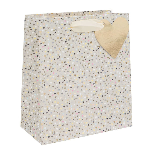 Gift Bag - GMPS80F - Hearts Luxury Medium Gift Bag - Hearts Luxury Medium Gift Bag- Whistlefish