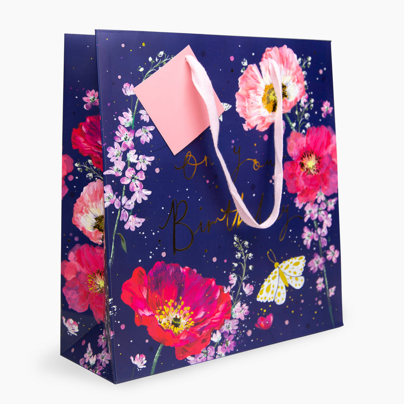 Gift Bag - LP01LB - Midnight Flora Large Gift Bag - Midnight Flora Large Gift Bag - Whistlefish