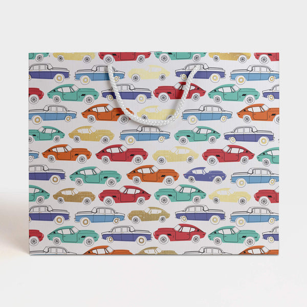 Gift Bag-LWB19 - Luxury Foiled Cars Gift Bag-Whistlefish