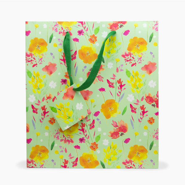 Gift Bag - SF01LB - Spring Floral Large Gift Bag - Spring Foral Large Gift Bag - Whistlefish