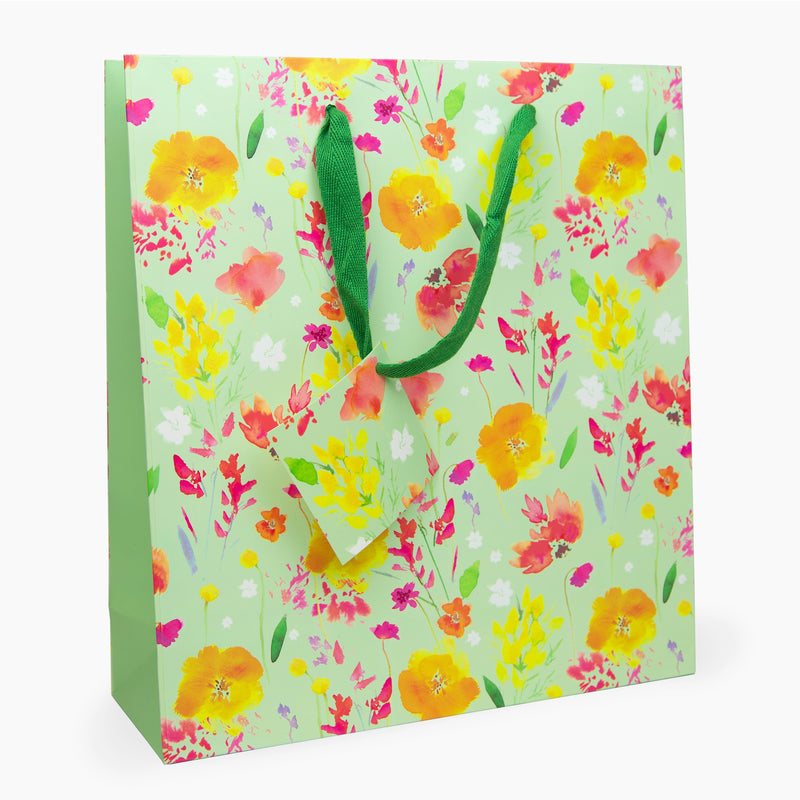 Gift Bag - SF01LB - Spring Floral Large Gift Bag - Spring Foral Large Gift Bag - Whistlefish