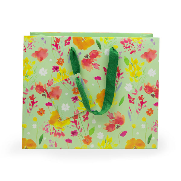 Gift Bag - SF01MB - Spring Floral Medium Gift Bag - Spring Floral Medium Gift Bag - Whistlefish