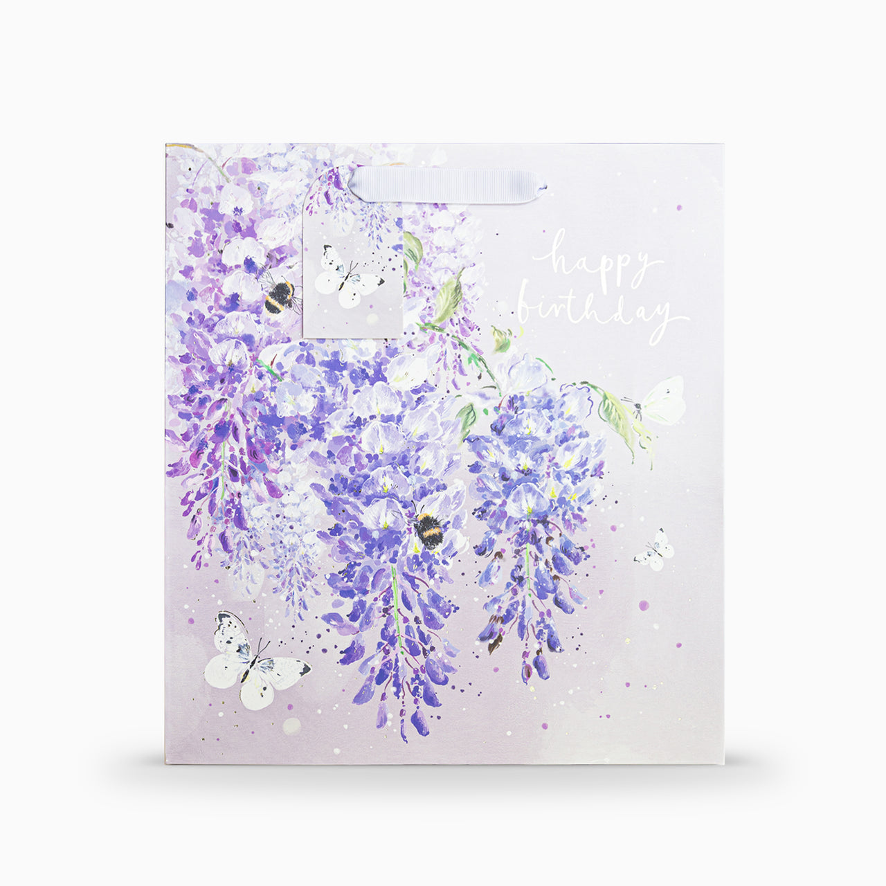 Gift Bag-WW01LB - Wisteria Wishes Large Gift Bag-Whistlefish