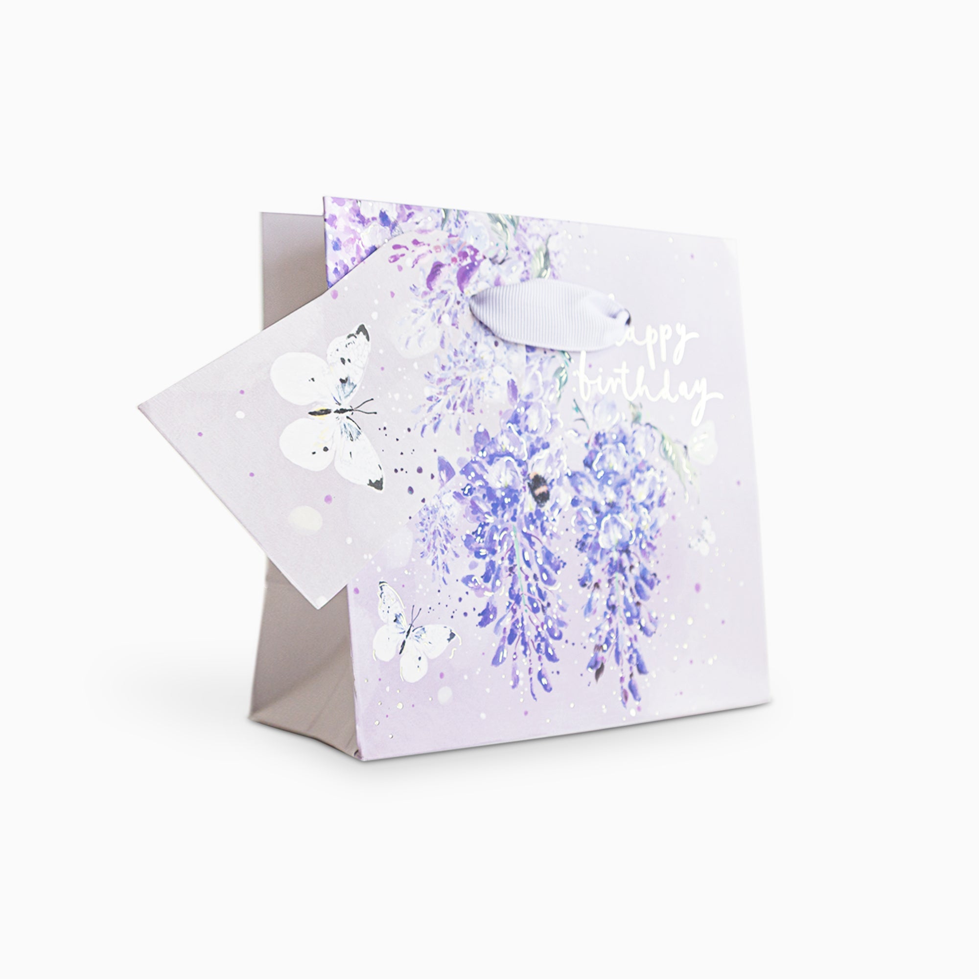 Gift Bag-WW01SB - Wisteria Wishes Small Gift Bag-Whistlefish