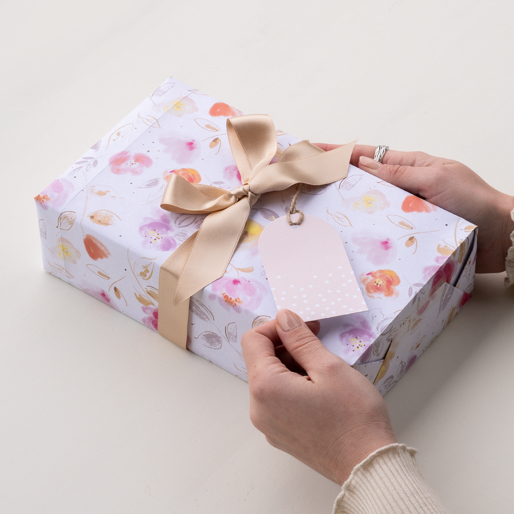 Gift Tag - GWT11 - Peach Spot Gift Tags (Pack of 6) - Peach spot Gift Tag