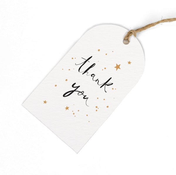 Gift Tag - GWT23 - Thank You Stars Gift Tags (Pack of 6) - Thank You Stars Gift Tag - Whistlefish