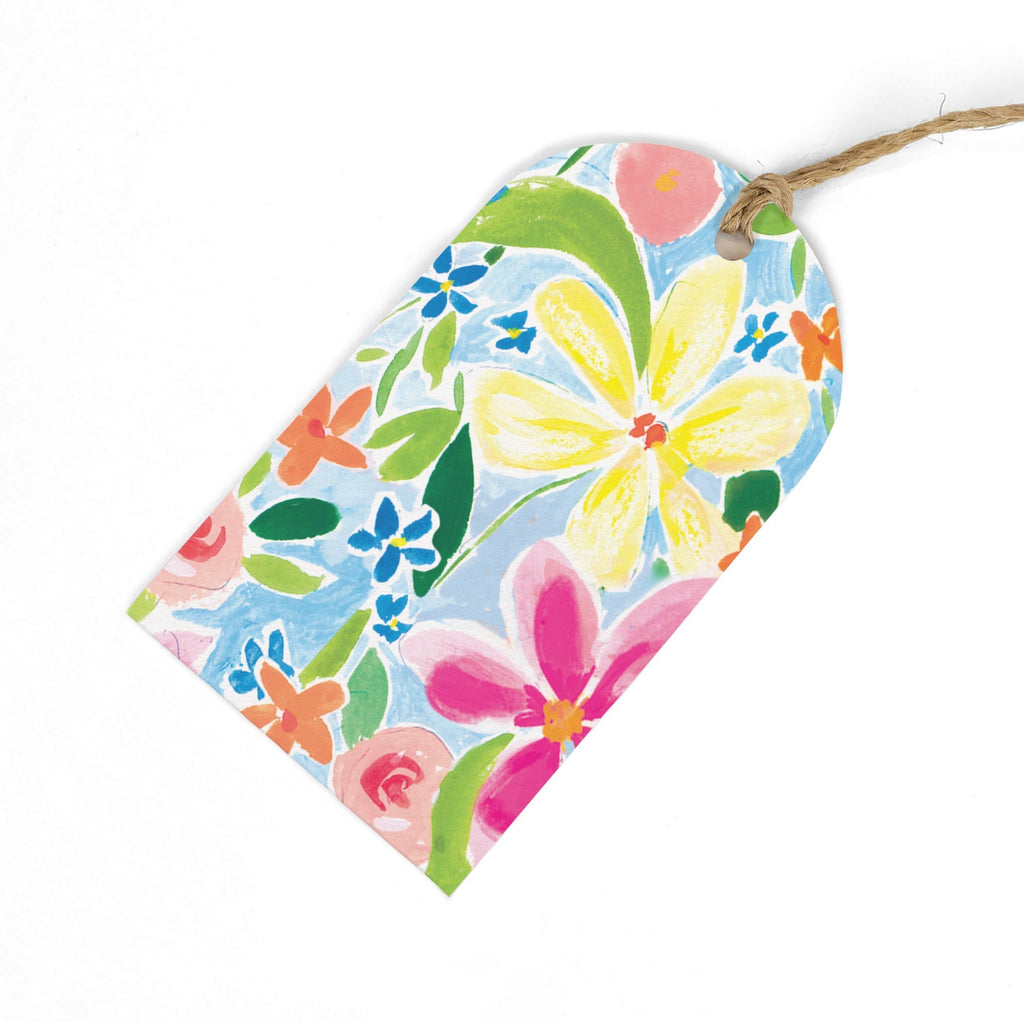 Gift Tag - GWT25 - Yellow Flower Gift Tag (Pack of 6) - Yellow Flower Gift Tag (Pack of 6) - Whistlefish