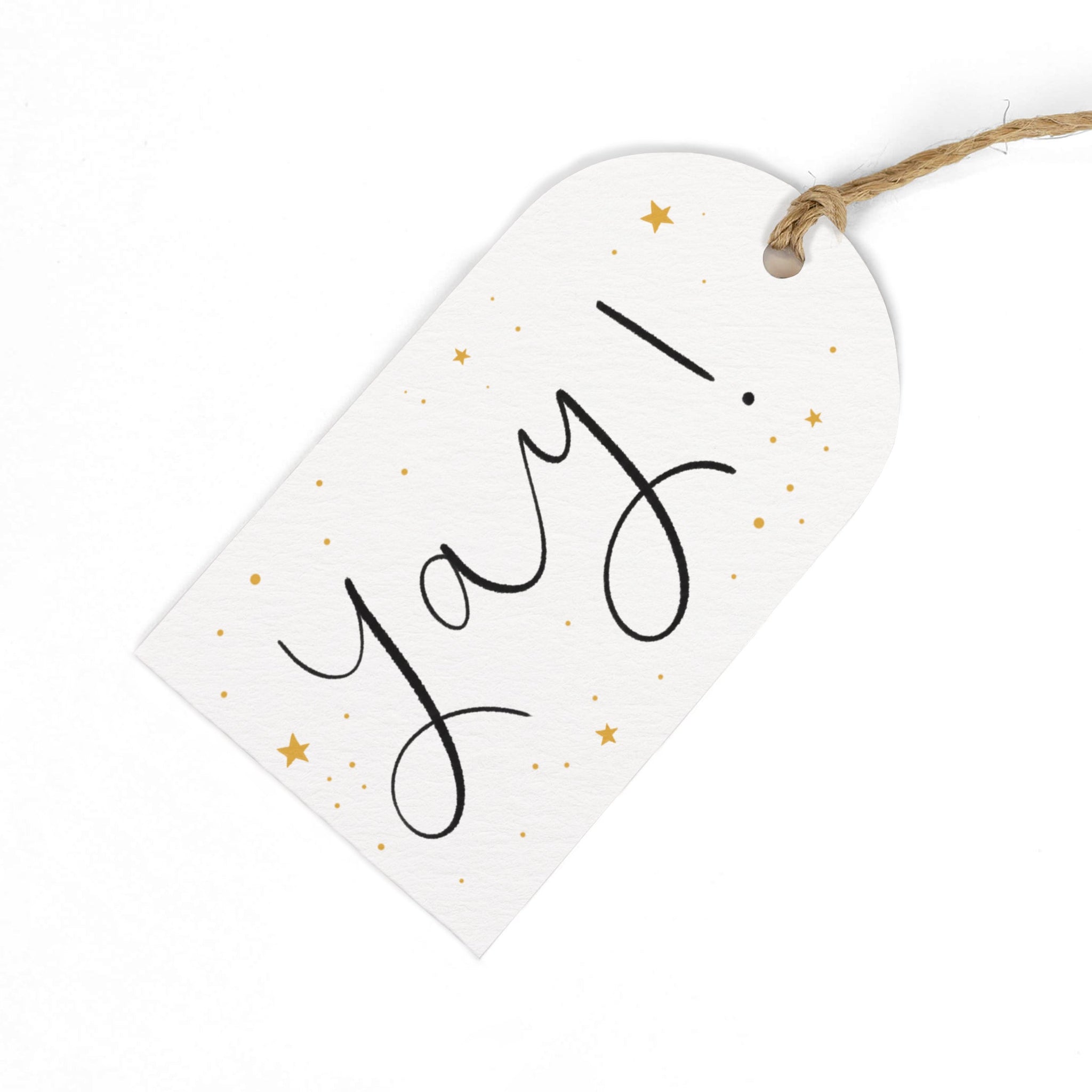 Gift Tag - GWT31 - Yay Gift Tag (Pack of 6) - Yay Gift Tag (Pack of 6) - Whistlefish