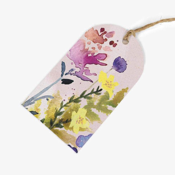 Gift Tag-GWT39 - Blue Poppy & Thyme Gift Tags (Pack of 6)-Whistlefish