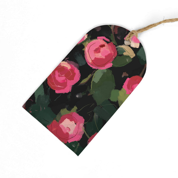 Gift Tag - GWT40 - Dark Camellia Gift Tag (Pack of 6) - Dark Camellia Gift Tag (Pack of 6) - Whistlefish