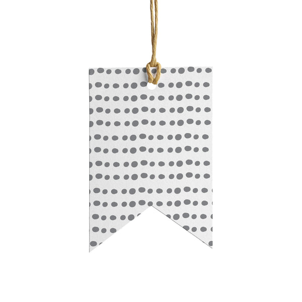 Gift Tag - WWP01T - Dotted Line Wrapping Paper Tag - Dotted Line Wrapping Paper Tag - Whistlefish 