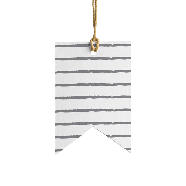 Gift Tag - WWP05T - Stripes Wrapping Paper Tag - Stripes Wrapping Paper Tag - Whistlefish