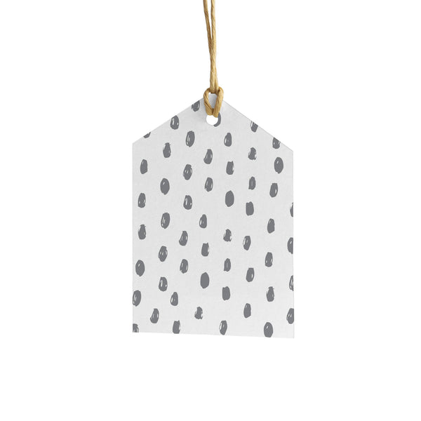 Gift Tag - WWP06T - Polka Dot Wrapping Paper Tag - Polka Dot Wrapping Paper Tag - Whistlefish 