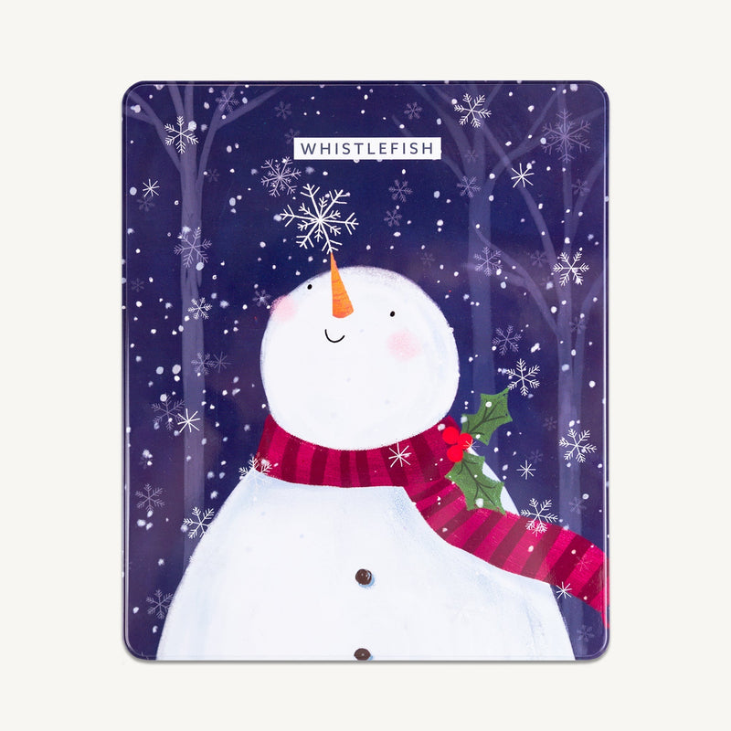 Gift Tin - XM21GT - Gazing Snowman Christmas Gift Tin - Gazing Snowman Gift Tin - Whistlefish