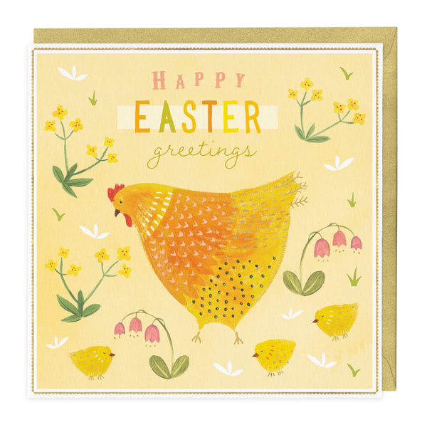 Greeting Card-B008 - Happy Easter Greetings-Whistlefish