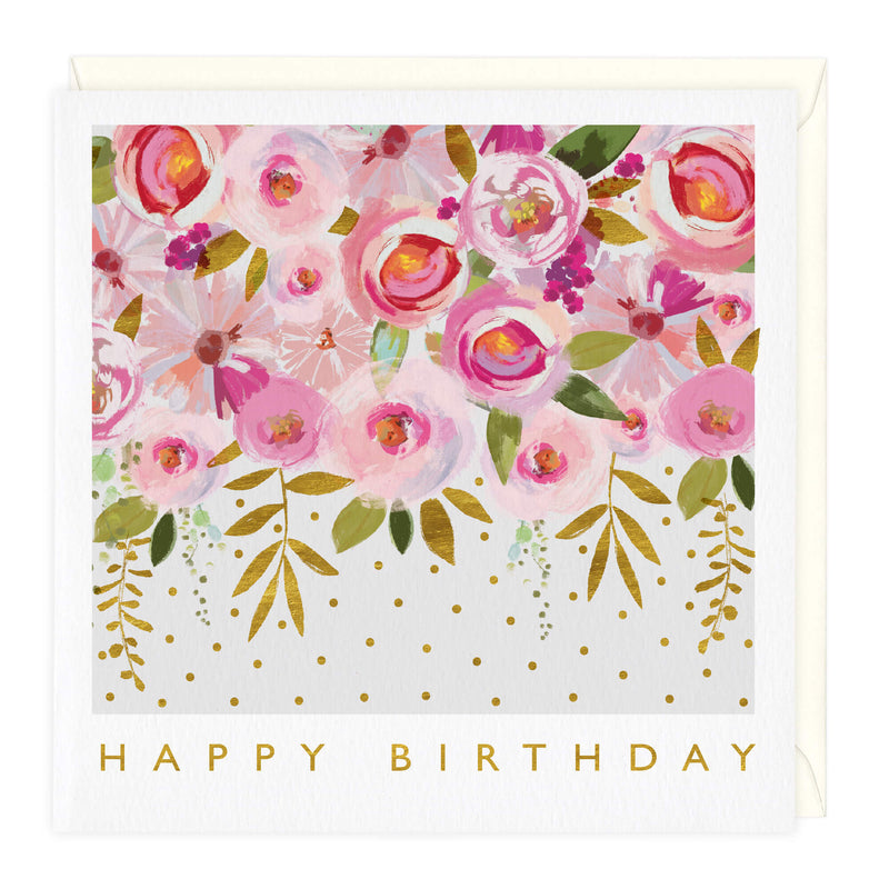 Greeting Card-D095 - Beautiful Roses Birthday Card-Whistlefish