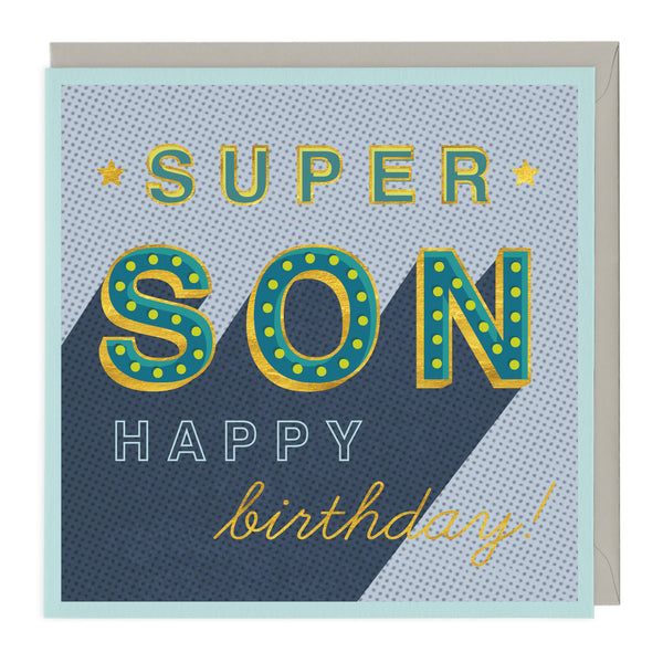 D192 - Super Son Birthday Card