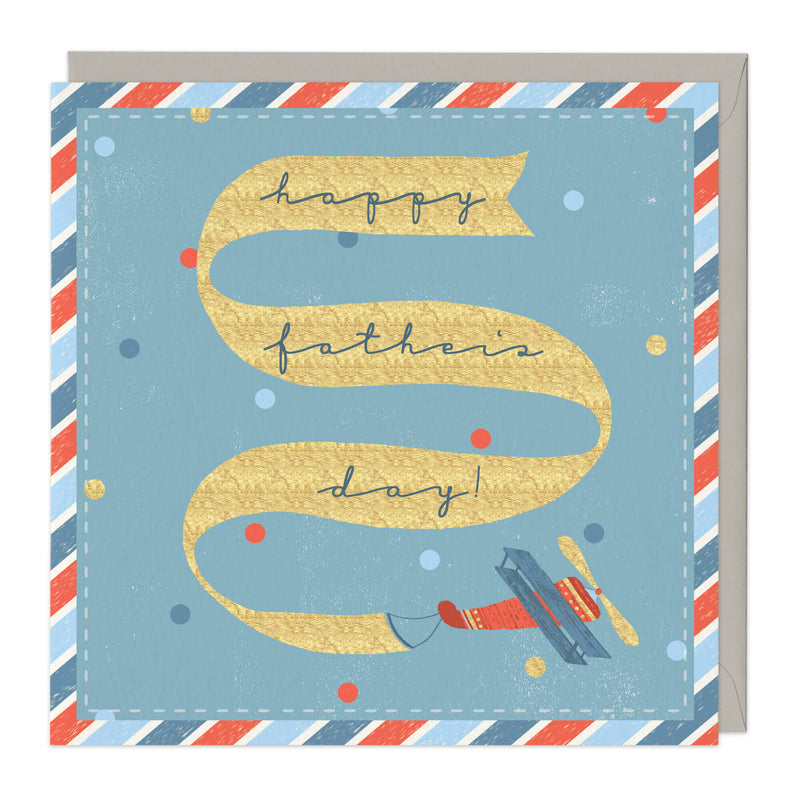 Greeting Card-D381 - Perfect Plane Father's Day Card-Whistlefish
