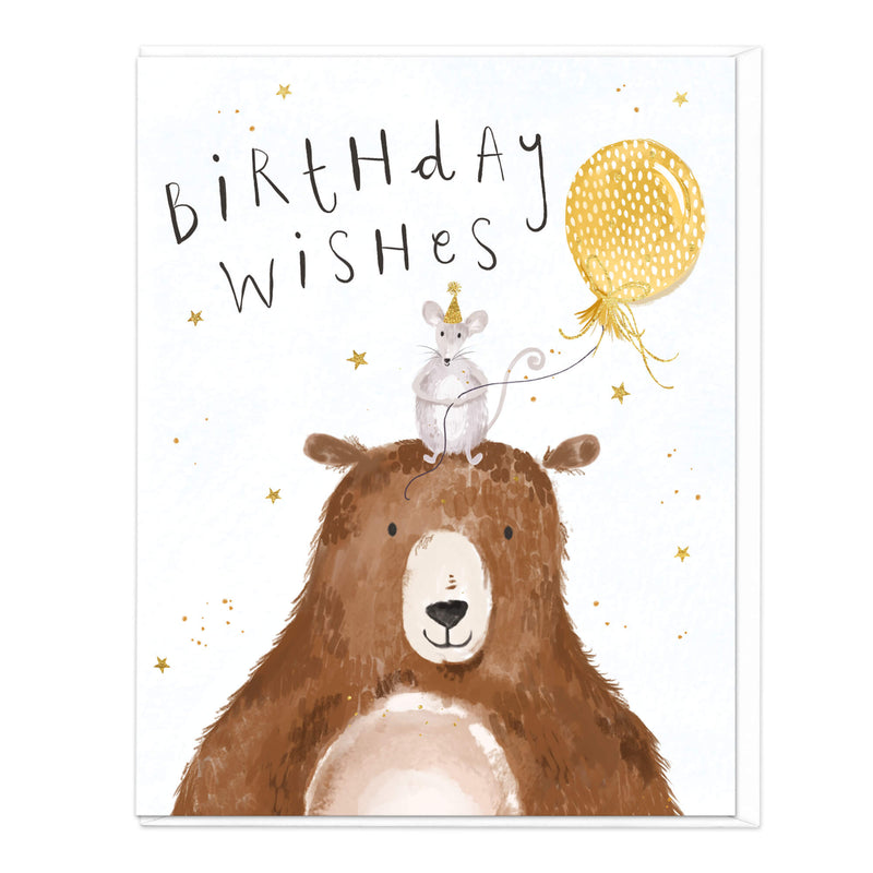 Greeting Card-D645 - Birthday Balloon Birthday Card-Whistlefish