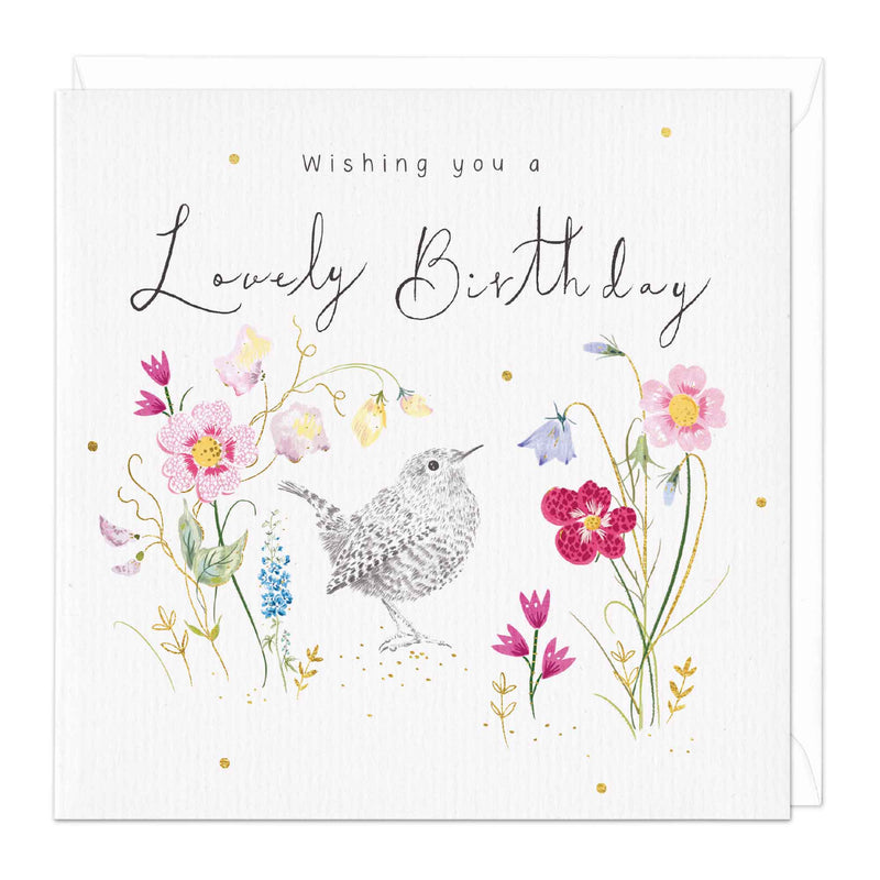 Greeting Card-D649 - Wishing You A Lovely Birthday Card-Whistlefish