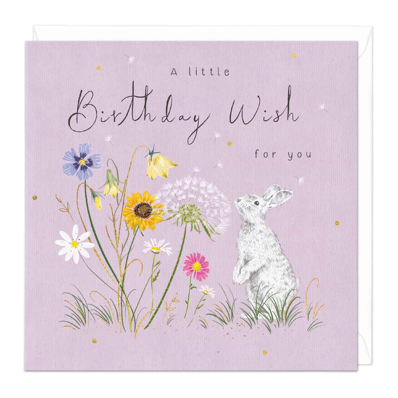 Greeting Card-D653 - A Little Birthday Wish For You Card-Whistlefish