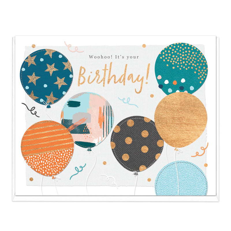 Greeting Card-D677 - Woohoo! It's Your Birthday Card-Whistlefish