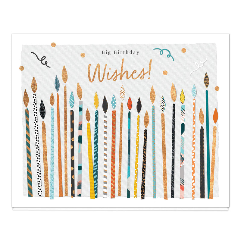 D679 - Big Birthday Wishes Birthday Card