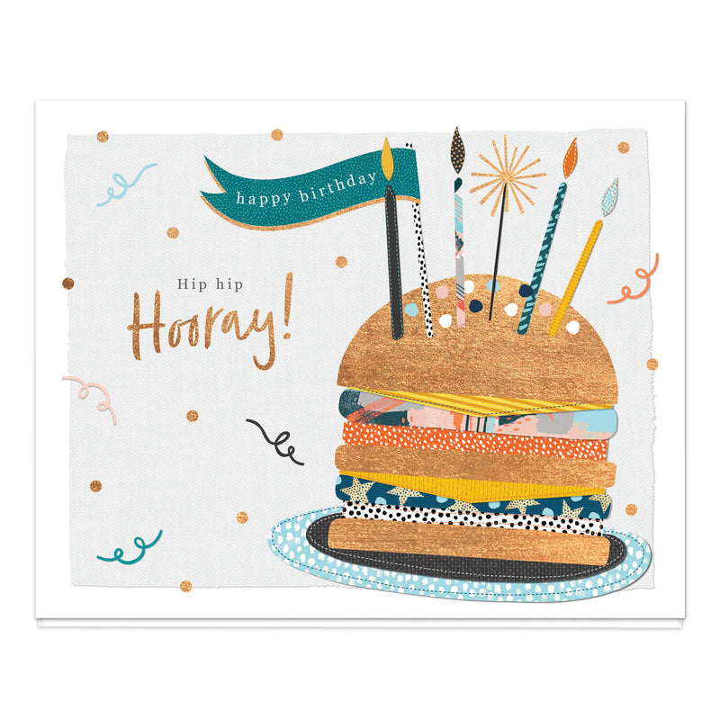 D680 - Hooray Burger Birthday Card