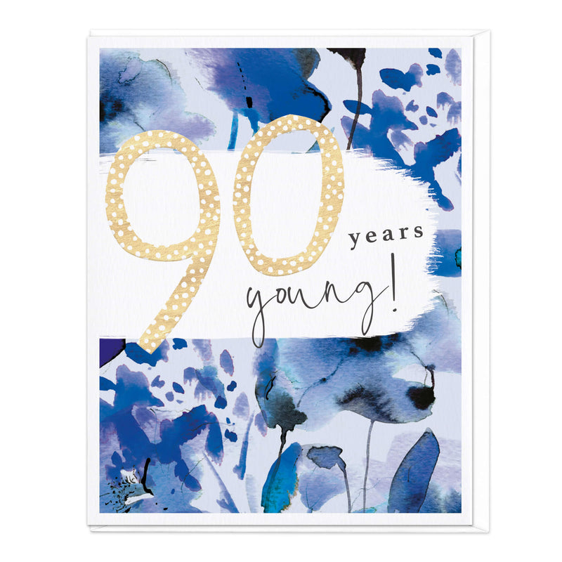 D719 - 90 Years Young Birthday Card