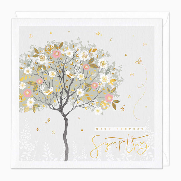 Greeting Card-D787 - With Deepest Sympathy Card-Whistlefish