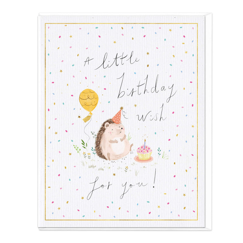 Greeting Card-D795 - A Little Birthday Wish For You Card-Whistlefish