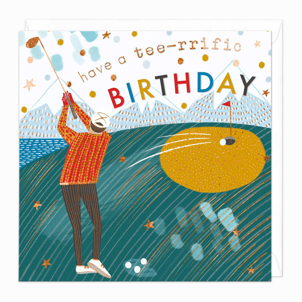 Greeting Card-D810 - Have A Tee-Rific Birthday Card-Whistlefish