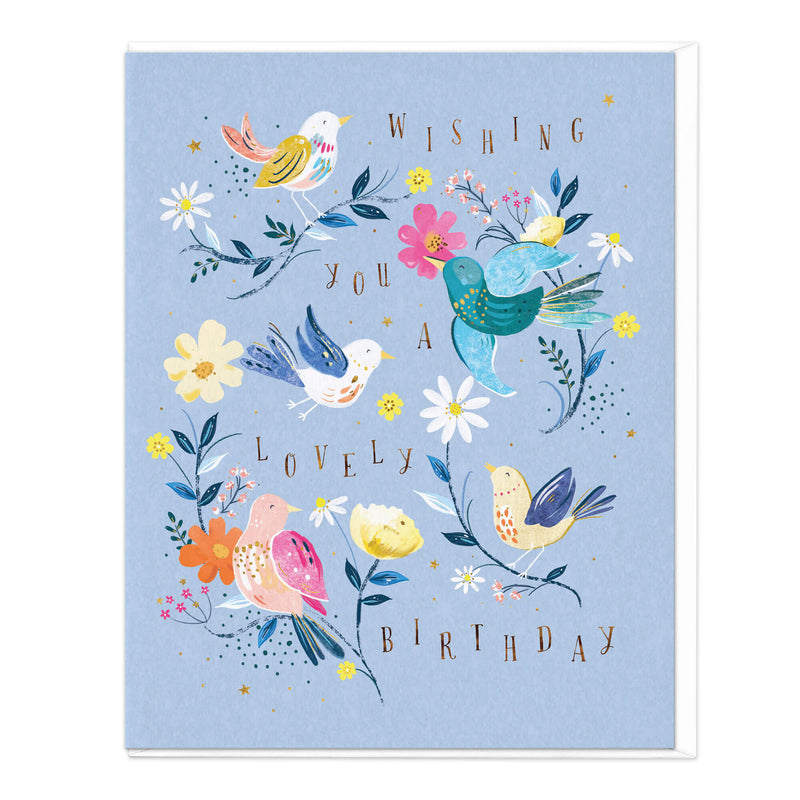Greeting Card-D840 - Wishing You A Lovely Birthday Card-Whistlefish