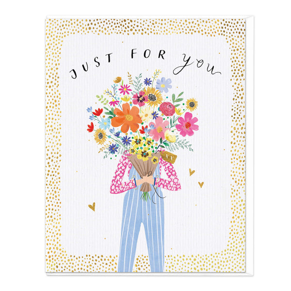 D841 - Big Bouquet Just For You Card