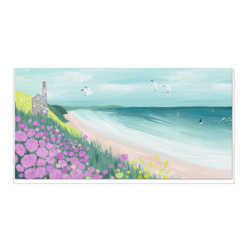Greeting Card-D852 - Wheal Coates Slim Art Card-Whistlefish