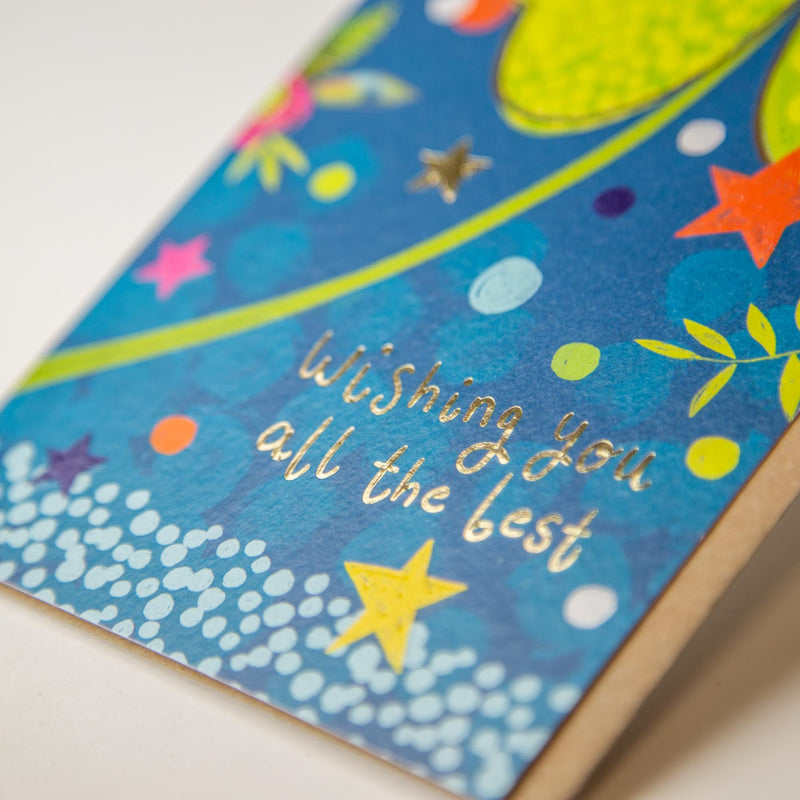Greeting Card - E027 - Good Luck - Good Luck - Clover Greetings card - Whistlefish