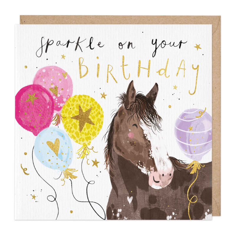 Greeting Card-E102 - Sparkle on your Birthday Card-Whistlefish