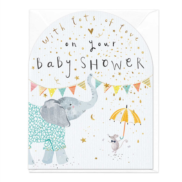 Greeting Card - E337 - Clementine Baby Shower Card - 