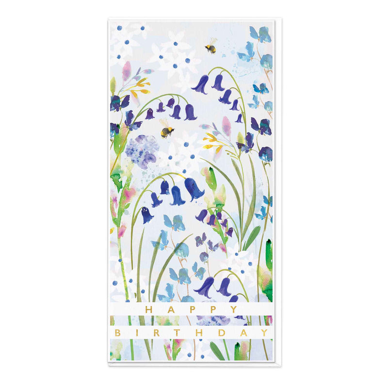 Greeting Card - E358 - Spring Bluebells Happy Birthday - 